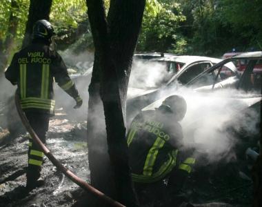 Duro lavoro per i pompieri 
