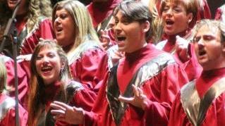Un concerto di musica gospel