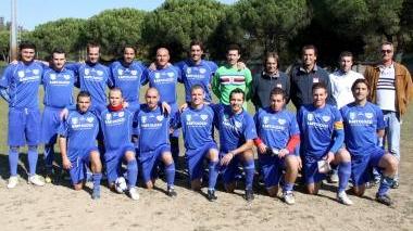 <b>CAMPIONE D’INVERNO. </b>La formazione del Calcestruzzi Bartolozzi