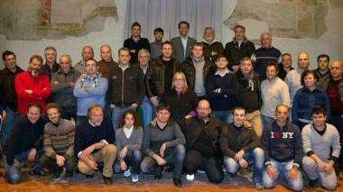 I circa quaranta fotografi professionisti che hanno partecipato al seminario organizzato dalla curia