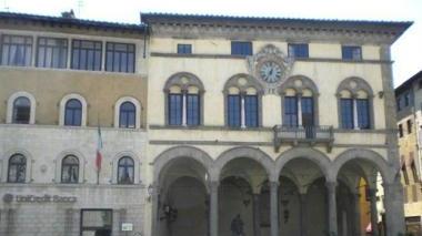 Il loggiato del Palazzo Pretorio