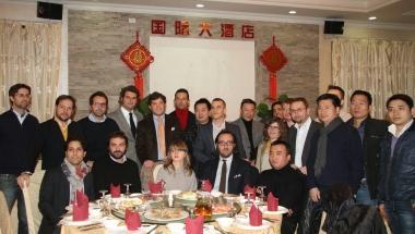 La foto ricordo della cena       