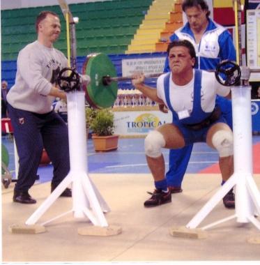 Baldini durante una prova di campionato 
