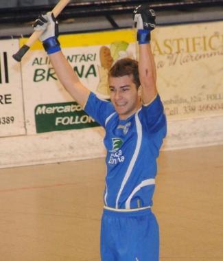 <b>ESULTANZA</b> Pablo Saavedra dopo uno dei gol         