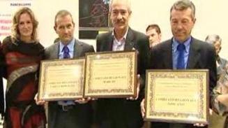 Edita Pucinskaite fa da madrina alla premiazione delle società