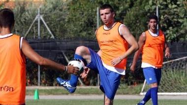 Il neomister Aldo Firicano e un allenamento del Borgo
