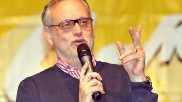 Il presidente Ottorino Lolini e Guerrieri in palleggio