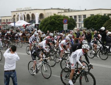 Una gara ciclistica amatoriale 