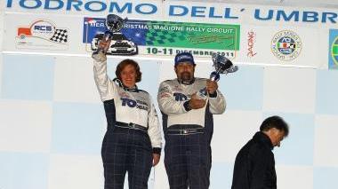 <b>FRATELLI. </b> Silvia e Giovanni Galleni sul podio