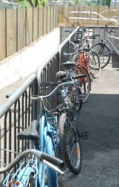 Bici alla stazione di Agliana Montale  