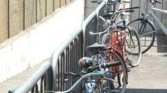 Bici alla stazione di Agliana Montale