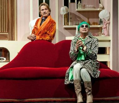 Gli interpreti de Il vizietto Cesare Bocci e Massimo Ghini 