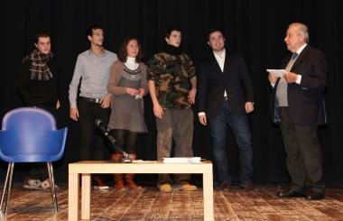 La premiazione degli studenti che si sono diplomati con 100 