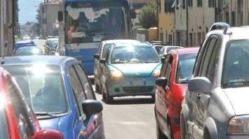 Via Dalmazia intasata di traffico