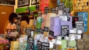 Uno dei negozi della catena internazionale Lush