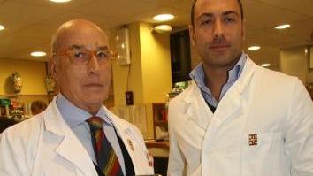 Gennaro e Matteo Brandi titolari della farmacia
