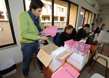 Un ufficio del censimento 