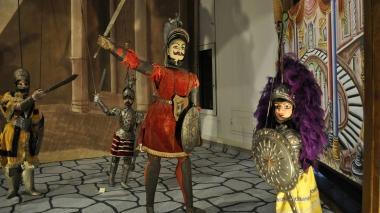 <strong>LA MOSTRA.</strong> Organizzata dalla fondazione Geiger alcuni pezzi della mostra di marionette e burattini