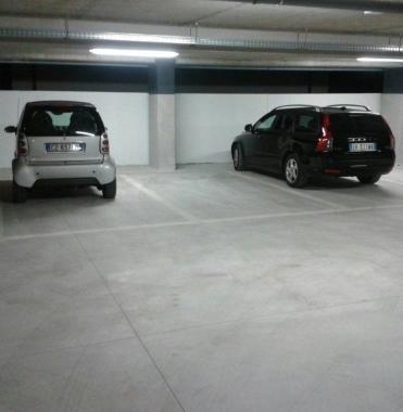 Unimmagine del parcheggio ieri pomeriggio 
