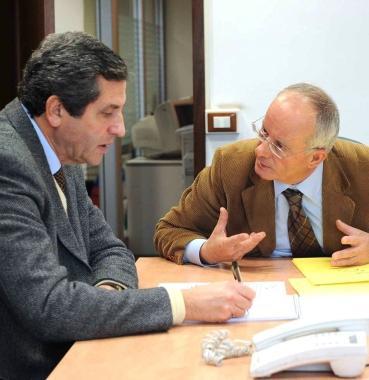 Un momento dellintervista 