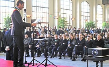 Lintervento del sindaco Renzo Berti nella Cattedale 