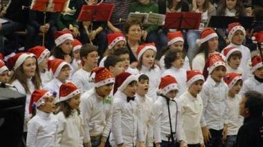 Quattro flash della bella serata che ha visto protagonisti i ragazzi delle scuole di Fucecchio, che si sono esibiti davanti a oltre mille spettatori nell’ambito del progetto “Musica d’insieme”