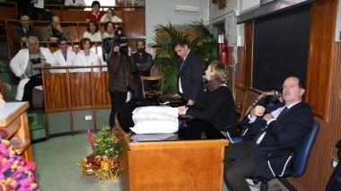 Un momento della cerimonia di inaugurazione