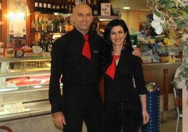 I titolari della ricevitoria Mirio e Giusy 