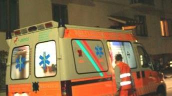 <b>SOCCORSI.</b> Um’ambulanza del 118