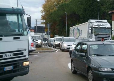Traffico sulla circonvallazione 