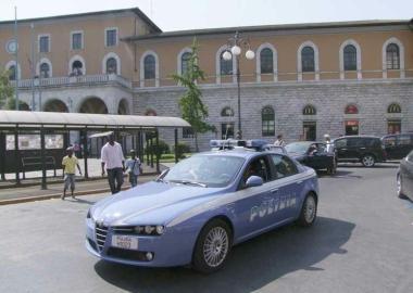 Una pattuglia della polizia 