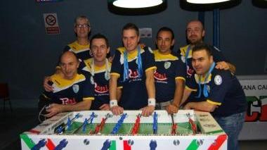 Il San Giuliano Pasticceria Rossi ai Tricolori di calcio balilla