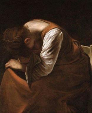 La Maddalena penitente di Caravaggio 