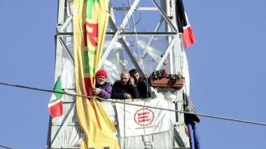 La protesta a Milano
