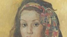 A destra Una donna di Vito Tongiani (a sinistra insieme ad Adolfo Lippi) Sotto la villa di Marta Abba a Lido di Camaiore