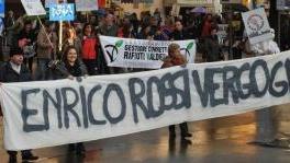 L’ultimo corteo contro l’impianto