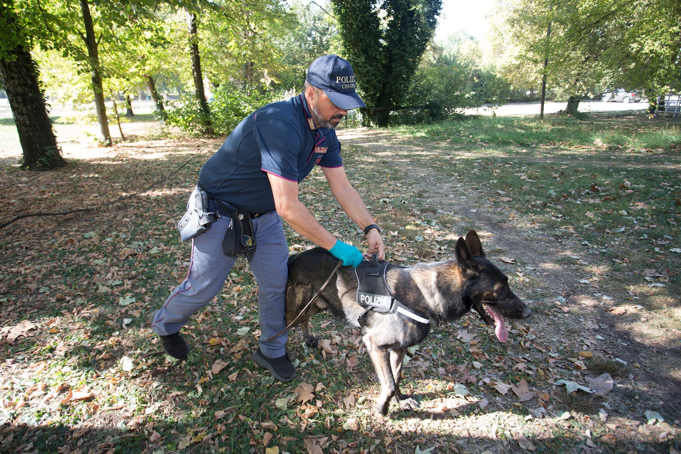 Modena, Controlli di Polizia e sequestro di droga al Parco Pertini 