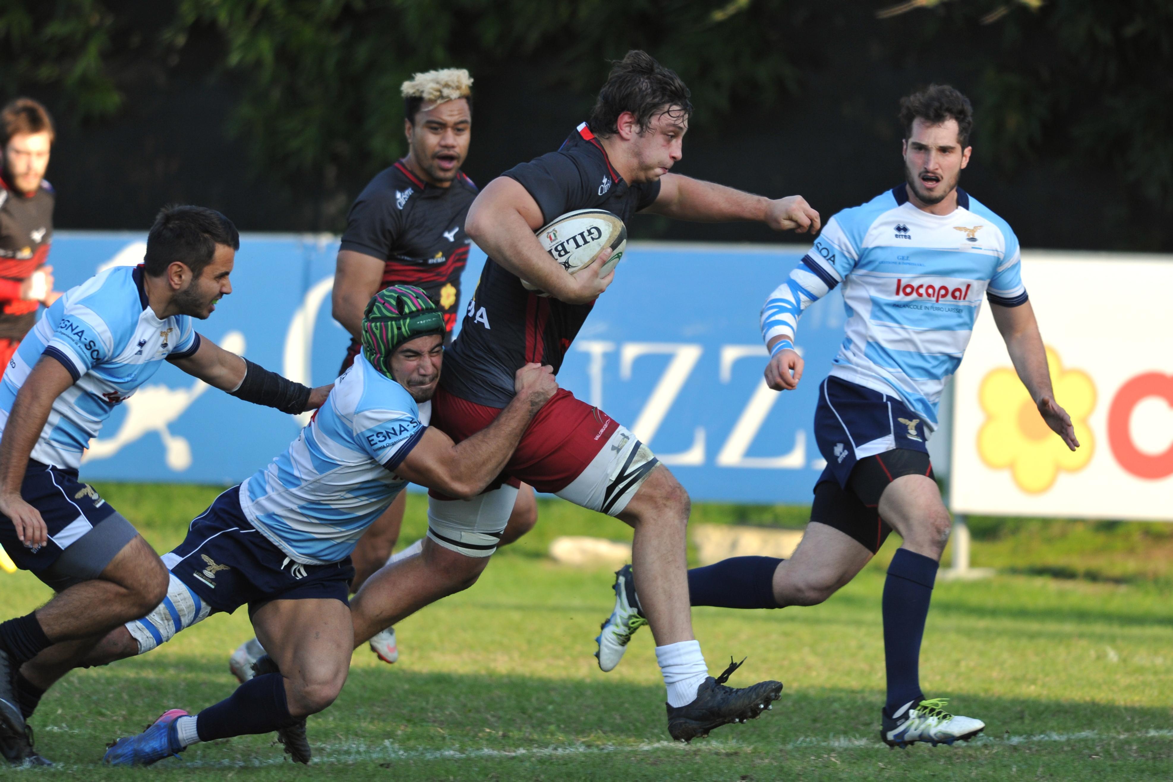 Pioggia di mete alla Canalina, il Valorugby spazza via la Lazio 