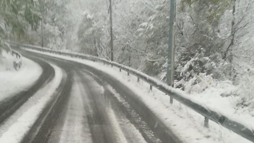 Meteo, in Appennino caduti 10 centimetri di neve