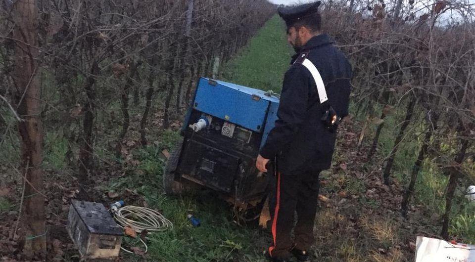 Campogalliano. Macchinario edile rubato trovato in un vigneto
