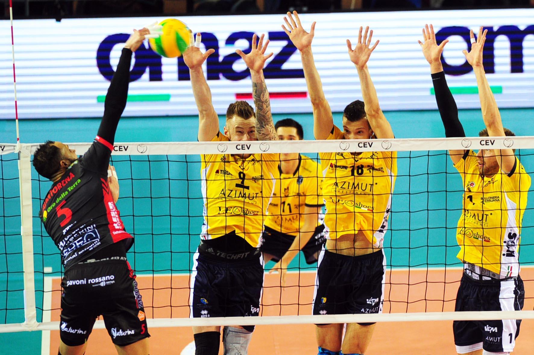 Azimut Volley, amaro debutto in Champions League: ko 3-0 a Civitanova