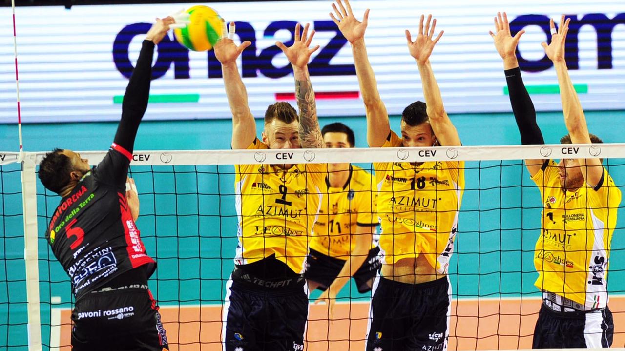 Azimut Volley, amaro debutto in Champions League: ko 3-0 a Civitanova