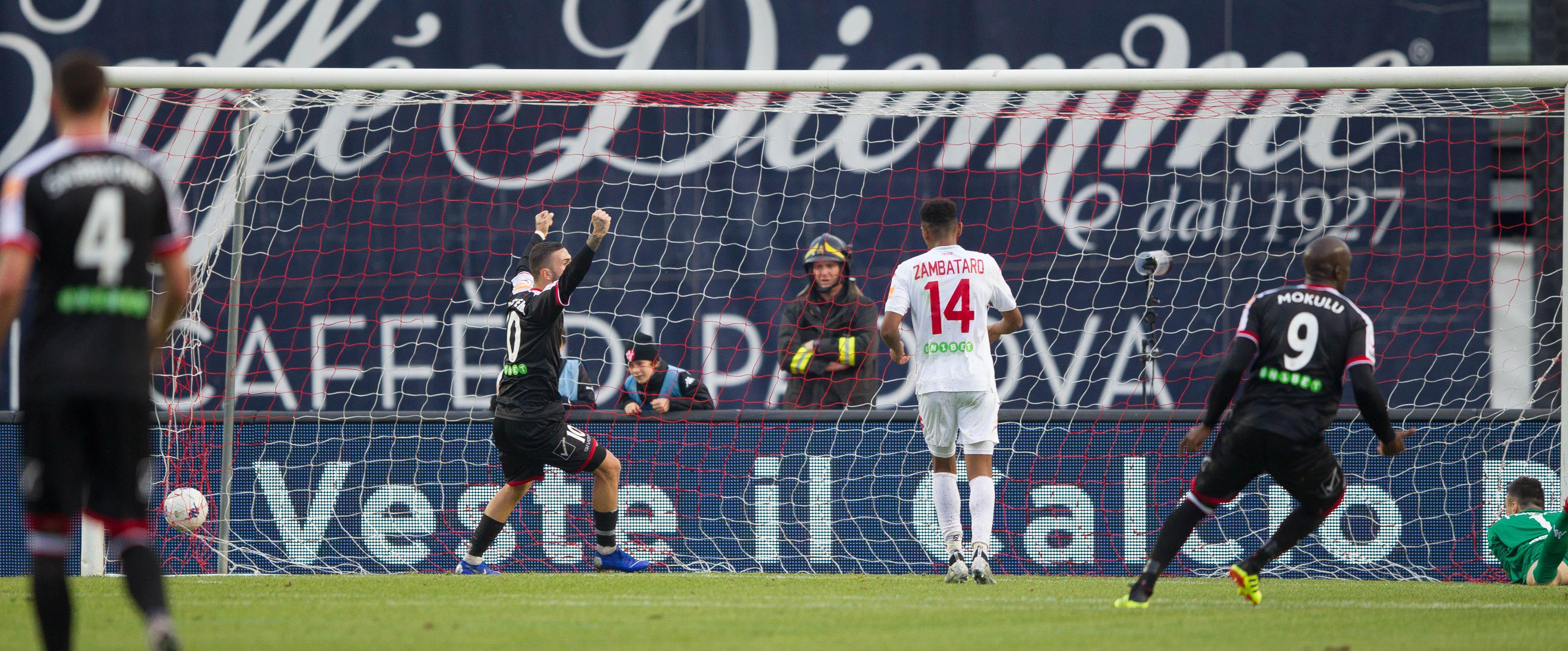 Carpi corsaro a Padova grazie al gol dell'ex