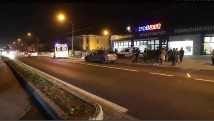 Il luogo della tragedia sulla statale 16