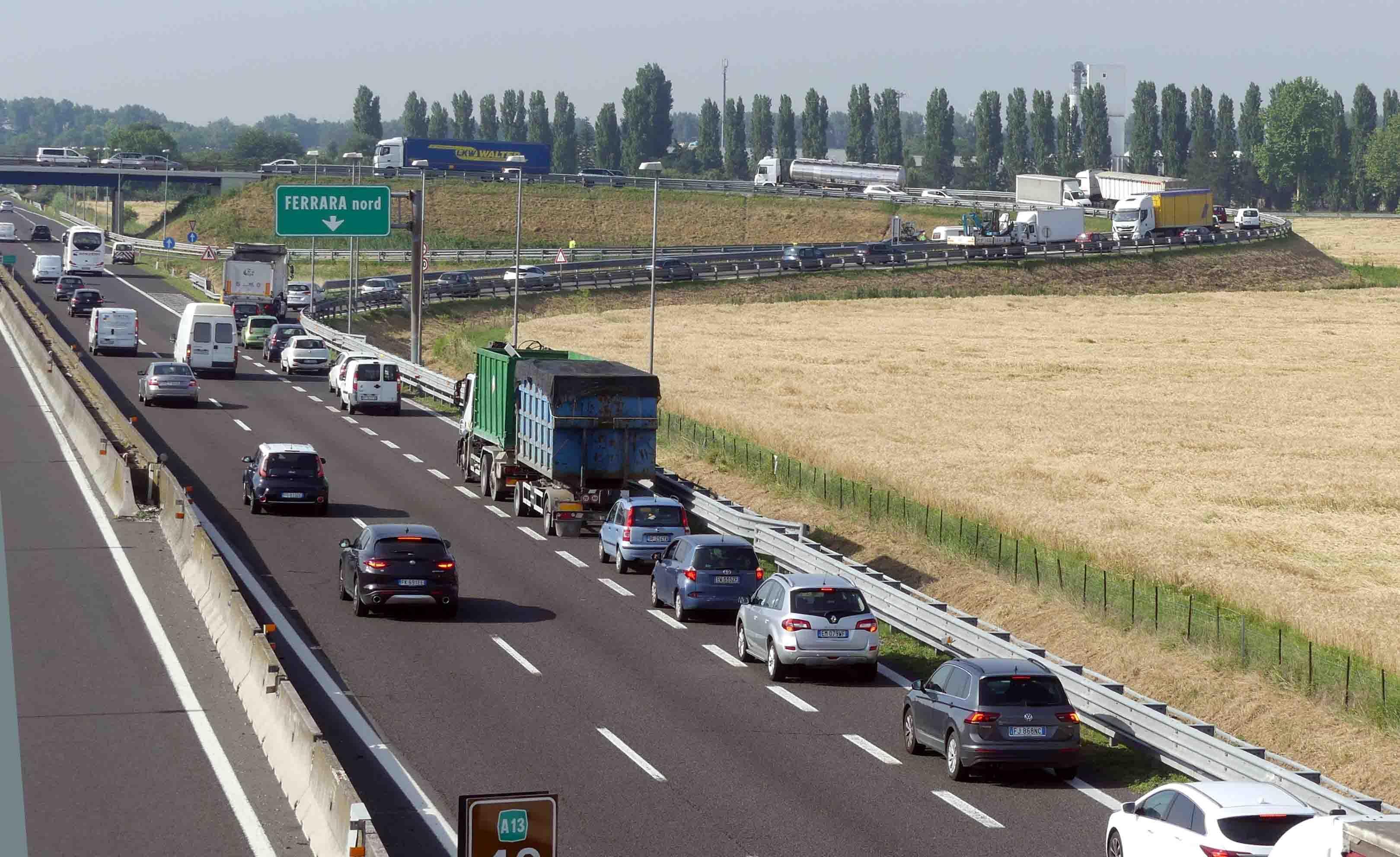 L'autostrada A13 stanotte teatro di un incidente spaventoso