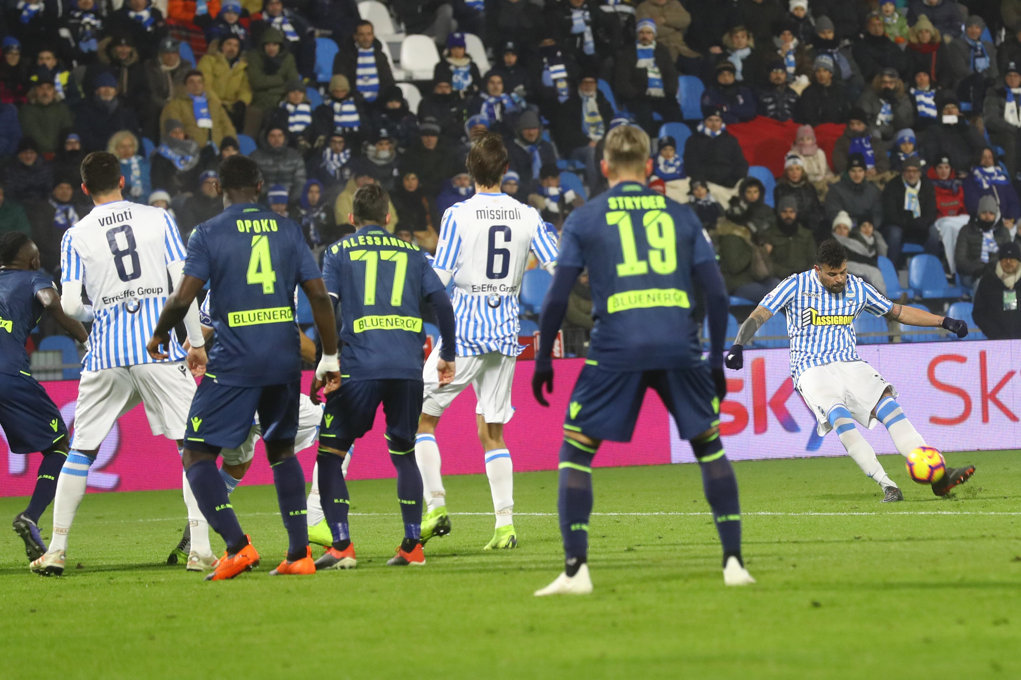 Mazza sempre tabù Spal bloccata anche dall’Udinese