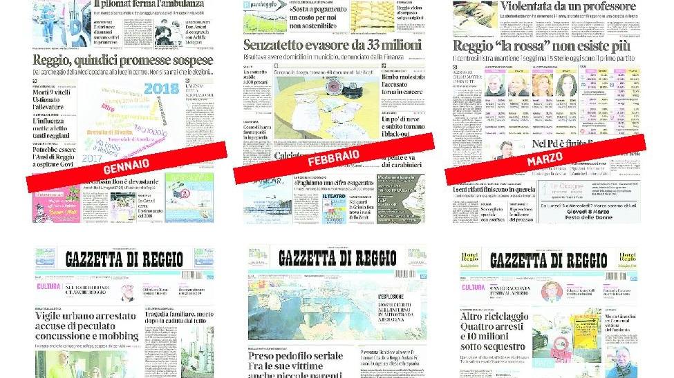 Dodici mesi e dodici fatti, vota la prima pagina più rappresentativa del 2018