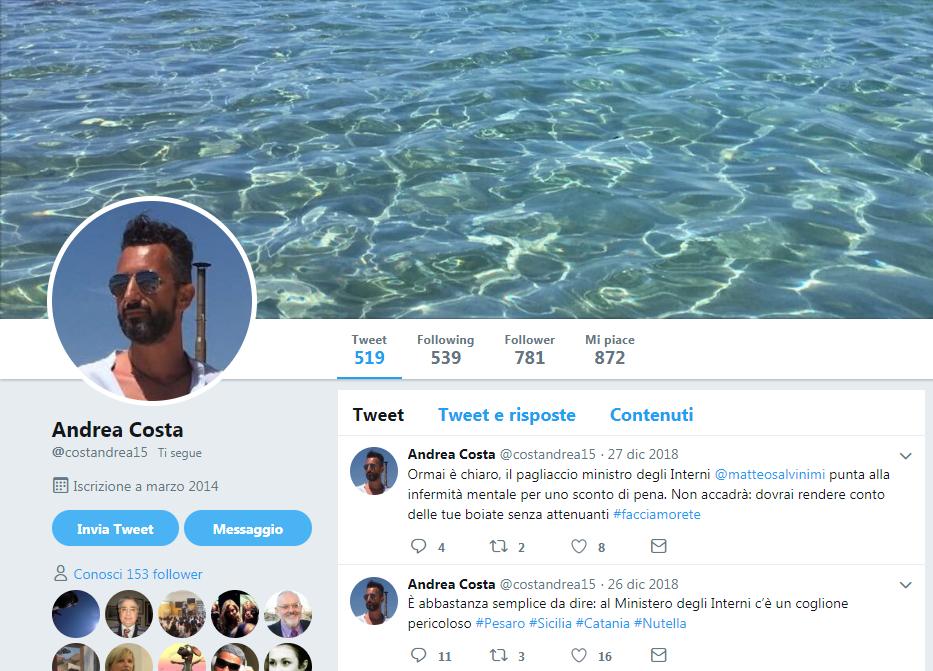 Ordinanza anti-cattiveria, bufera sul sindaco Costa per gli insulti a Conte, Salvini e Di Maio. Il ministro dell'Interno: "Cos'hai nel cervello?"  