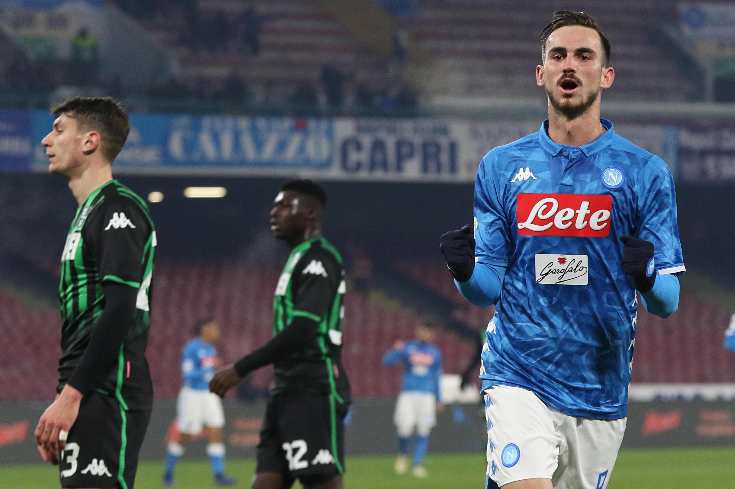 Coppa Italia, al Sassuolo non riesce l'impresa: passa il Napoli
