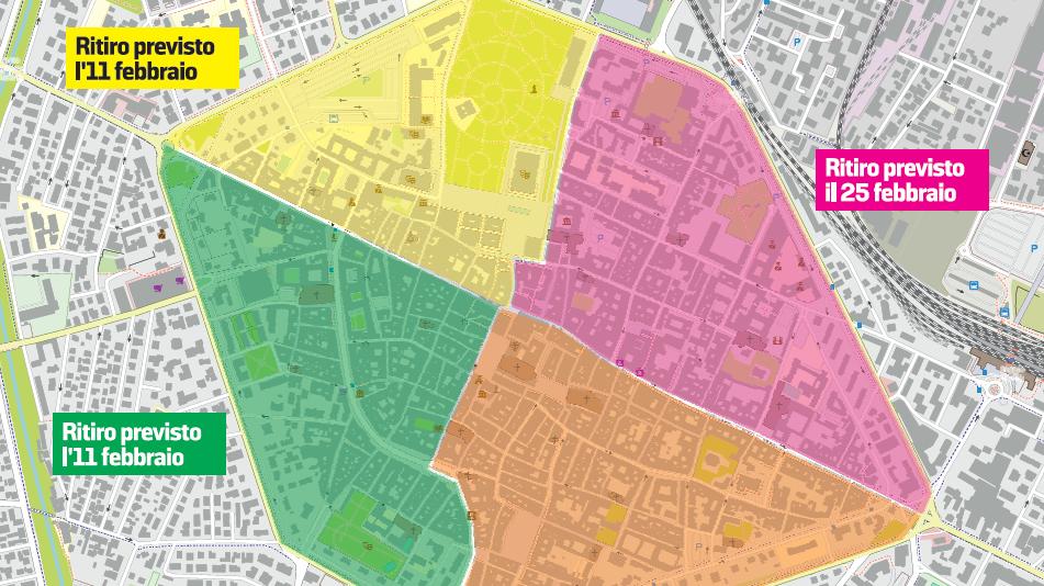 Reggio Emilia, porta a porta in centro storico: in un mese via tutti i cassonetti dell’indifferenziata